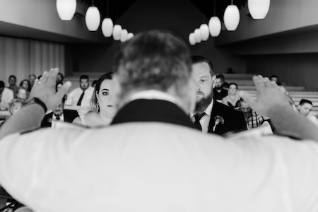 Wedding ceremony by Dr. Gerrit Rademeyer in Springfontein