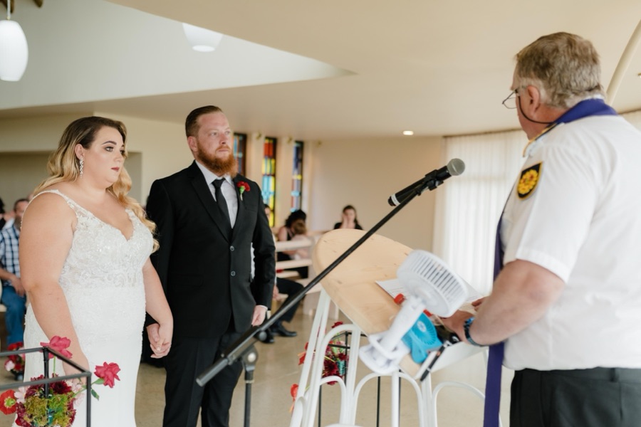 Wedding ceremony by Dr. Gerrit Rademeyer in Springfontein